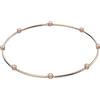 Swarovski Collana Constella, Bianco, Placcato Color Oro Rosa