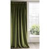 Eurofirany RIA Tenda Oscurante con Fettuccia Arricciatenda - Extra Lunga, Elegante, Tinta Unita per Soggiorno, Camera da Letto, Densità 290 g/m², 140x270 cm, Verde Oliva