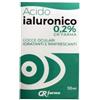 Gr Farma Gocce Oculari Acido Ialuronico 0,2% 10 ml Idratante Rinfrescante