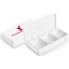 Farmacia personalizzati Portapillole personalizzati in plastica cm 6,5x3,5x1,5 - 3 scomparti personalizzate o neutre
