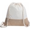 Sacca personalizzata in juta e cotone Katy 38 x 42 cm personalizzate o neutre