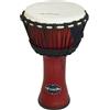 World Rhythm 10 Pollici, Djembe Drum In Red - 50 cm African Synthetic Djembe Drum