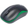 Manhattan Mouse Manhattan Ottico Wireless con Micro Ricevitore Usb 1000dpi Nero/Verde