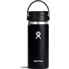 Hydro Flask - Coffee Flask - Termos da viaggio per caffè 473 ml (16 oz) - Acciaio inossidabile con isolamento sottovuoto e coperchio a prova di perdite - Wide Mouth - Black