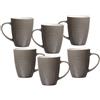 Ritzenhoff & Breker - Set di 6 tazze da caffè Suomi, 310 ml, in porcellana, colore: Tortora