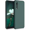 kwmobile Custodia Compatibile con Huawei P20 Pro Cover - Back Case per Smartphone in Silicone TPU - Protezione Gommata - verde blu