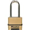 MASTER LOCK Lucchetto ad Alta Sicurezza [Combinazione] [Arco XLungo] [Zinco] [Esterno] M175EURDLH - Ideale per Portali, Garage, Lunghezza Archetto,Sconto