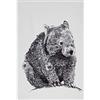 Maxwell & Williams Marini Ferlazzo Strofinaccio da Cucina 100% Cotone Indiano, Motivo Vombato, Colore Bianco, 50 x 70 cm