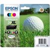 Epson - Multipack Cartuccia ink - 34XL - C-M-Y-K - C13T34764010 - C-M-Y 10,8ml - K 16,3ml (unità vendita 1 pz.)