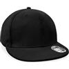 Beechfield Cappello rap e snapback personalizzato Beechfield Pro-Stretch Flat Peak personalizzate o neutre