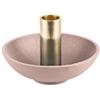 Present Time PT LIVING PT3372PI Candele in vaso, Alluminio, Pink, D 13 cm
