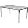 greemotion Tavolo da Giardino con Telaio in Acciaio Inox e Piano in vetroceramica Sydney, Tavolo da Pranzo Esterno, ca. 160 x 74 x 90 cm, Grigio