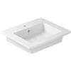 CERAMICA GALASSIA Lavabo Plus Design sospeso/incasso soprapiano 71x51 rettangolare bianco - Cod. Articolo: 2030
