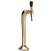 Colonna per Spillatura Birra o Acqua Depurata ForHome® Cobra Ice 1 Via colore Ottone Completa di: Rubinetti (or)