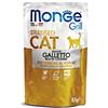 MONGE GATTO GRILL STERILISED BUSTINE 85 G RICCO IN GALLETTO BOCCONCINI AL FORNO