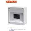 GEWISS GW40026 Centralino Protetto senza porta 8 Moduli IP40