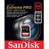 SanDisk Extreme pro SDXC 64gb UHS II card 4k 8k