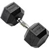 Conquest Os Manubrio gommato esagonale 17,5 kg