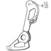 Sram Sram Piastra interna cambio force axs