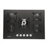 Glem Gas - Piano Cottura A Gas Gv755bk 5 Fuochi 70cm-nero