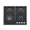 Glem Gas - Piano Cottura A Gas Gv64txbk 4 Fuochi 60cm-nero Lucido