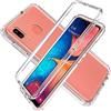 LXHGrowH Cover per Samsung Galaxy A50, Custodia 2in1 Dual Layer Ibrida [360°] Full Body Antiurto Protettiva [Silicone TPU Fronte] e [Rigida Plastica Back] caso per Samsung Galaxy A50 / A30s, [Transparente]