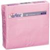 Astor 50 Tovaglioli di carta ovatta colorati 2 veli 33x33 cm Astor rosa