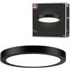 Paulmann Pannello LED Abia rotondo, 300 mm, 22 W, 2700 K, nero opaco