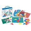 Miniland 32163 Tangram Traslucido, Multicolore