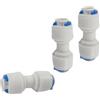 Kit connettori ad innesto rapido di ricambio 1/4 per tubi in acciaio per rubinetti cod. 10003043 - 10005015