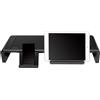 Logilink Supporto per Monitor Logilink ergonomico larghezza Regolabile 420 - 520mm Nero
