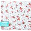 Brandsseller Inserto antiscivolo per doccia 53x53 cm - PVC con ventose, lavabili, antibatterici e antimuffa - base sicura per la doccia - Disegno di Rose
