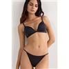 Intimissimi Perizoma Con Fianchetto In Microfibra Ultralight Nero
