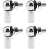 OTOTEC Kit giunto sferico da 4 pezzi, con clip a molla antipolvere CS DIN 71802, ricambi per collegamento a ingranaggi - M8 (DX)