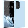 kwmobile Custodia Compatibile con Samsung Galaxy A52 / A52 5G / A52s 5G Cover - Back Case per Smartphone in Silicone TPU - Protezione Gommata - blu chiaro matt