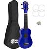 Mad About Ukulele Soprano per Mancini, Ukulele Soprano, Mano-Sinistra, Blu