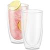 Bodum Pavina: set 2 bicchieri, doppia parete, 0.45 l