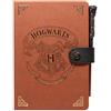 Grupo Erik Taccuino A5 Harry Potter e Penna - Quaderno Appunti Bullet Journal Puntinato con Penna a Forma di Bacchetta Magica, Copertina Rigida | Diario Personale: Harry Potter Gadget (240Pagine)