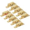 LOOTICH Ottone Doppia Palla Chiusura a Scatto Serratura Chiavistelli 42mm per Porte Armadi da Cucina Cassetti Casa Mobilia Bagno Credenza (10 Pcs)