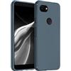 kwmobile Custodia Compatibile con Google Pixel 3a Cover - Back Case per Smartphone in Silicone TPU - Protezione Gommata - ardesia scuro