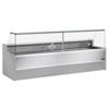 Banco Vetrina Refrigerato Ventilato Messina con Riserva e Variatore, Profondità 98 cm, +2°/+4°C - Personalizzabile - Banco Vetrina Refrigerato Ventilato Messina, Lunghezza 200 cm