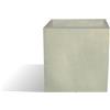 MIPLAST Vaso Quadrato Liscio 40x40 H.40 Tortora - Eleganza Moderna per Giardino e Casa
