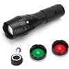 CHRONUS - Torcia Led, 2 Mini Torcia A Clip Ricaricabile Con 2 Batterie  18650, Super Luminosa 1000 Lumen, Leggera, 4 Modalità, Torce Zoomabili  (nero) - ePrice