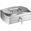 Alco-Albert 8420 - 36 cassetta portavalori, 255 x 200 x 90 mm, argento