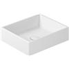 CERAMICA GALASSIA Lavabo Plus Design appoggio salvaspazio senza foro cm. 40x38 rettangolare bianco - Cod. Articolo: 6104