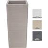 Telcom Vaso Pilone Rigato Shabby cm 32x32x75h - vari colori
