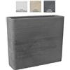 Telcom Cassetta alta Rigata Portavaso Shabby 89x28x77h - vari colori