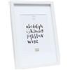 Deknudt Frames S40AK1-P1-20.0X30.0 - Portafoto Basic con passpartout, con modanatura alta, in legno/MDF, 32,4 x 22,4 x 2,96 cm, colore: bianco
