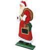 Present Simple Babbo Natale Legno, Rosso, 15.5 x 5 x 36.5 cm
