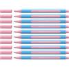 Schneider Slider Edge Pastell XB - Penna a sfera con punta triangolare XB, 10 pezzi, colore: Rosa